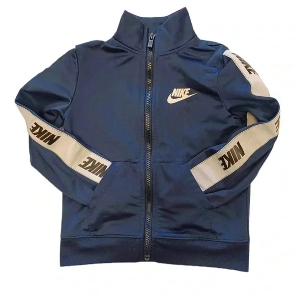 Nike Track Jacket Blue and White Size 3T - Picture 1 of 6